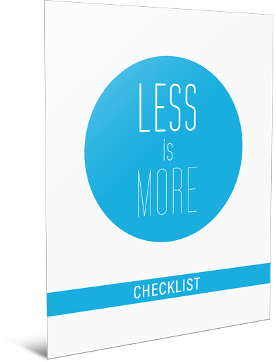 minimalist checklist