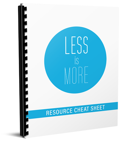minimalist cheat sheet