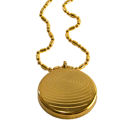 emf protection necklace gold