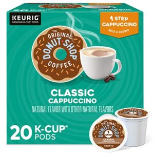 Original Donut Shop One-Step Classic Cappuccino, Keurig Single-Serve K-Cup