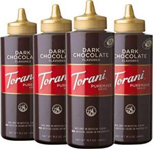 Torani Puremade Sauce, Dark Chocolate, 16.5 Ounces