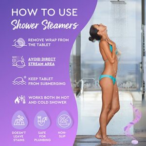 cleverfy aromatherapy shower steamers (6-pack)