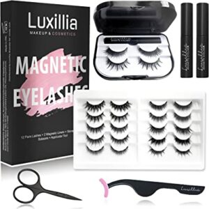 luxillia magnetic eyelashes with eyeliner
